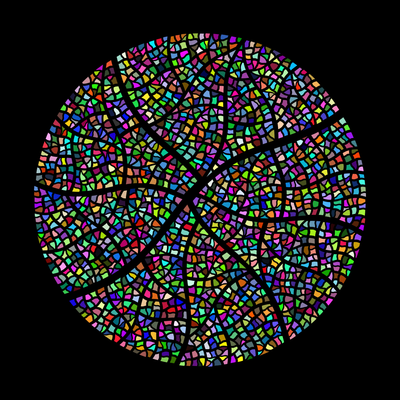 amazonian vitrail   julien leonard dots art