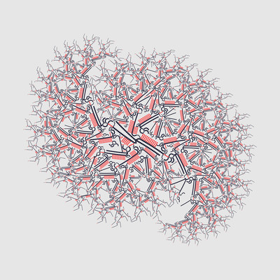 arbre de la douleur   julien leonard dots art