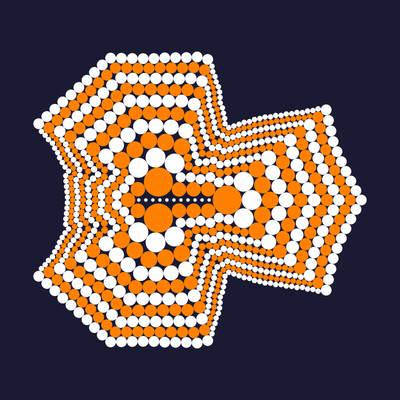 axe   julien leonard dots art