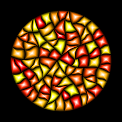 aztec circle   julien leonard dots art