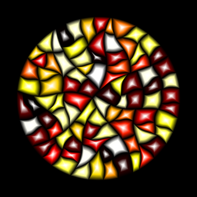 aztec circle 2 0   julien leonard dots art