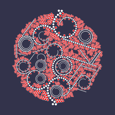 back the clock   julien leonard dots art