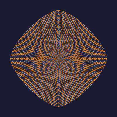 bamboo quadrant   julien leonard dots art