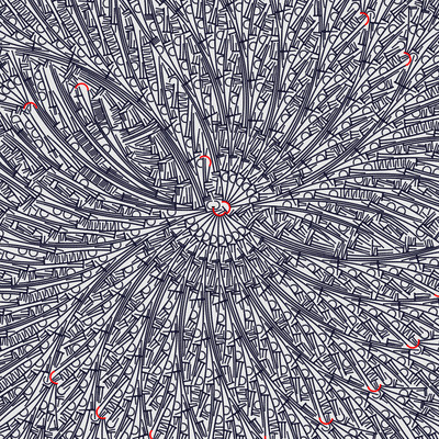 bamboo temple   julien leonard dots art