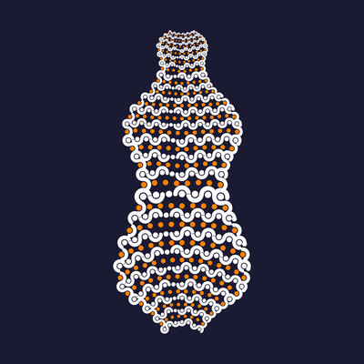 binary qipao   julien leonard dots art