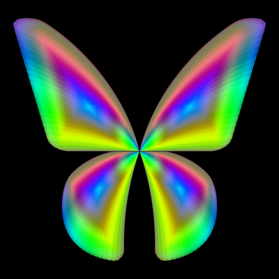 butterfly mirror   julien leonard dots art
