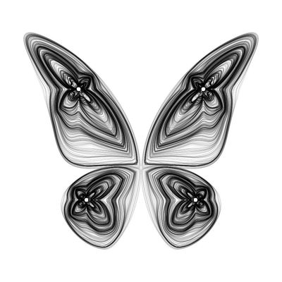butterfly nebular   julien leonard dots art