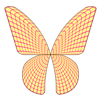 butterfly picnic   julien leonard dots art