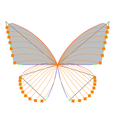 butterfly study   julien leonard dots art