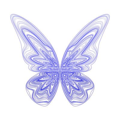butterfly water   julien leonard dots art