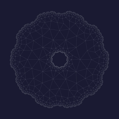 cauliflower net   julien leonard dots art