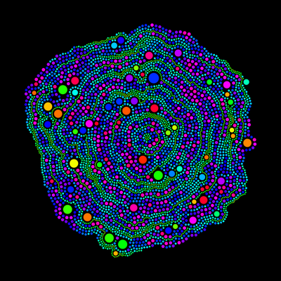 cell xray   julien leonard dots art