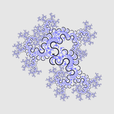 china blue   julien leonard dots art