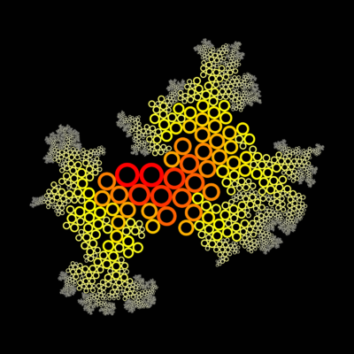 chinese tree   julien leonard dots art