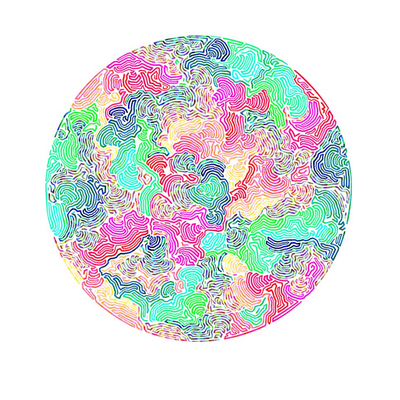 coral dreams   julien leonard dots art
