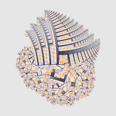 crystallogrowing   julien leonard dots art