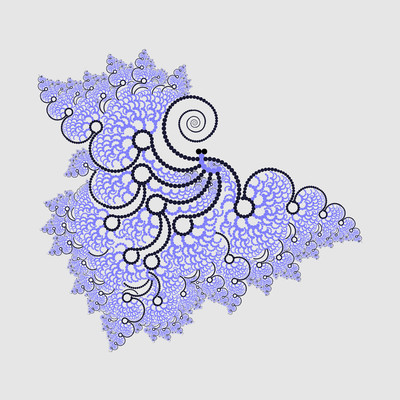 dew leaf   julien leonard dots art