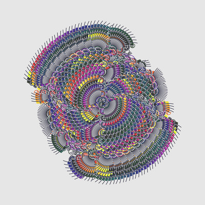 division bell   julien leonard dots art