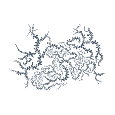 dragon tail   julien leonard dots art
