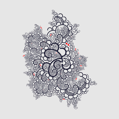droplets   julien leonard dots art