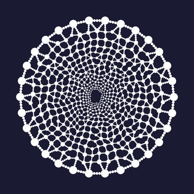 drunken spider   julien leonard dots art