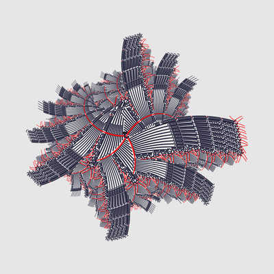 earthquake   julien leonard dots art