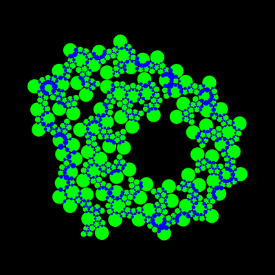 emergent regularity   julien leonard dots art
