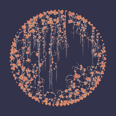 enchanted window   julien leonard dots art