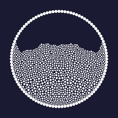 enclosed rock   julien leonard dots art
