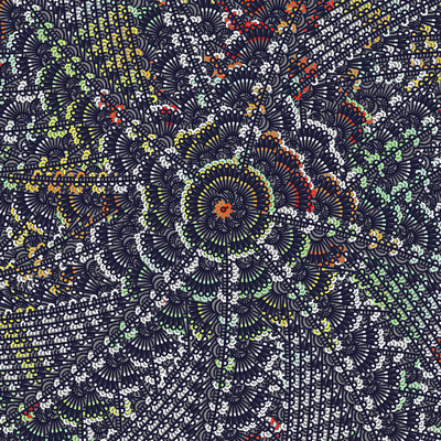 first snow   julien leonard dots art