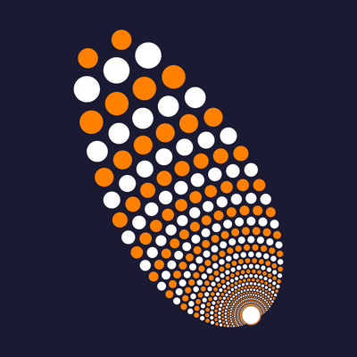 fish   julien leonard dots art