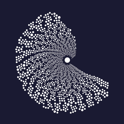 fish eye   julien leonard dots art