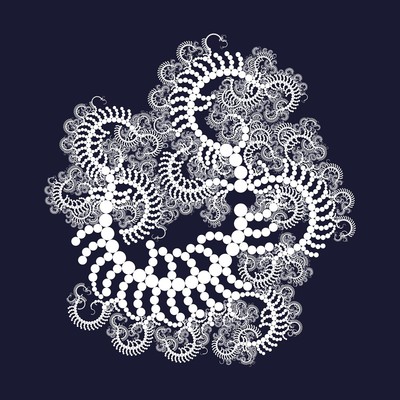 fossils   julien leonard dots art