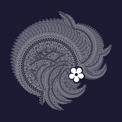 frost flower   julien leonard dots art