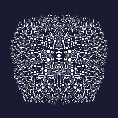 furry pattern   julien leonard dots art