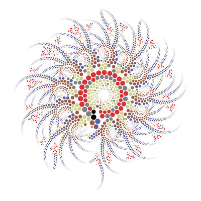 grain de vent   julien leonard dots art