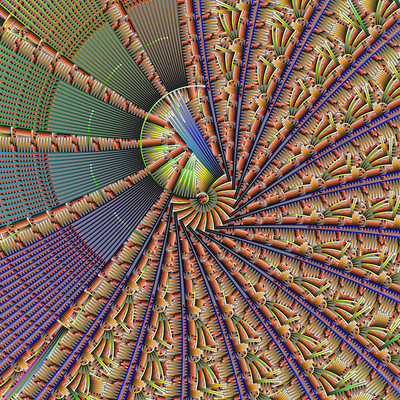 green beam   julien leonard dots art