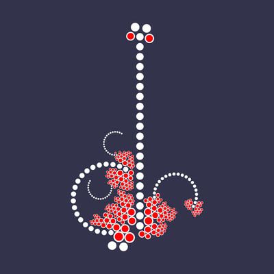 guitar   julien leonard dots art
