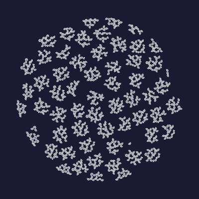 indian dancers   julien leonard dots art