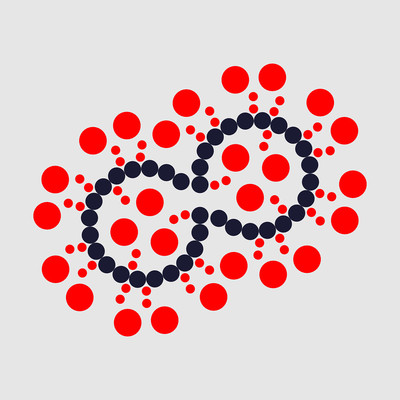 infection   julien leonard dots art