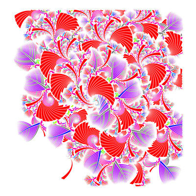 japanese dawn   julien leonard dots art
