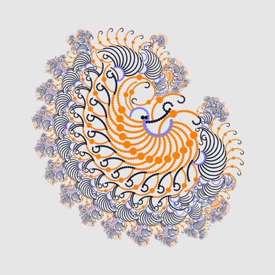 jelly fish   julien leonard dots art