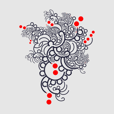 la gerbe   julien leonard dots art