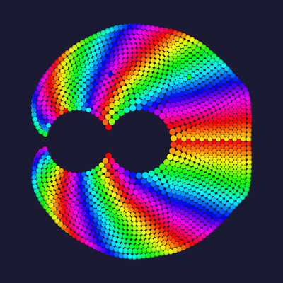 lazerbeam   julien leonard dots art