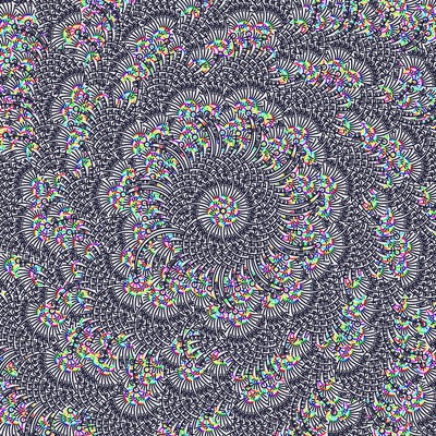 le jardin du temps   julien leonard dots art