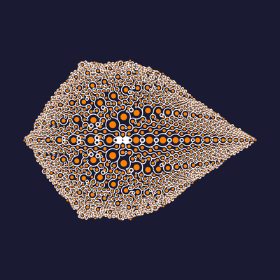 leaf nodes   julien leonard dots art