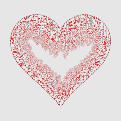 love is free   julien leonard dots art