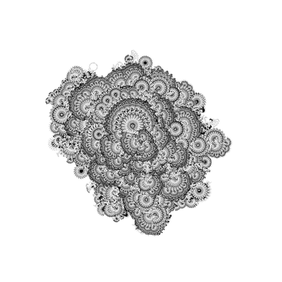 mandala cloud   julien leonard dots art
