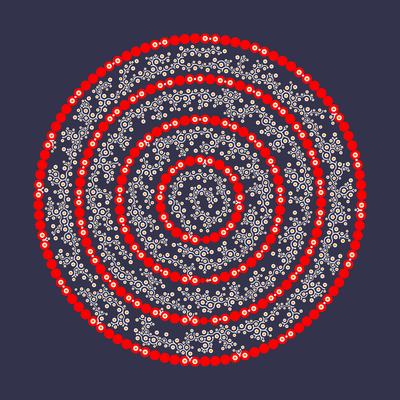mandaliane   julien leonard dots art