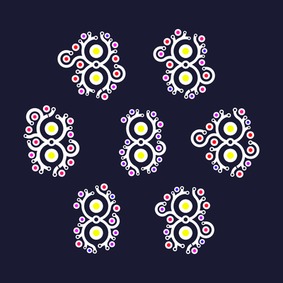 omega   julien leonard dots art